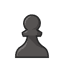 LIMA Chess black piece - P