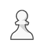 LIMA Chess white piece - P