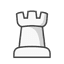 LIMA Chess white piece - R